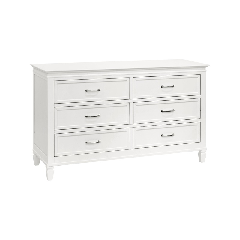 Namesake Classic Darlington 6-Drawer Dresser Warm White