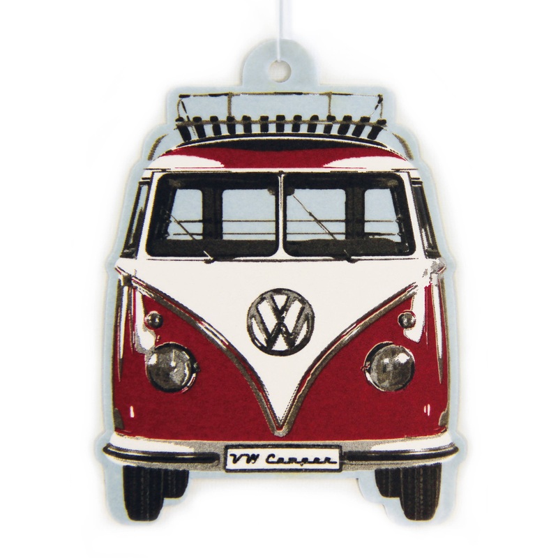VW Bus Car Home Campervan Air Freshener – Vanilla/RD