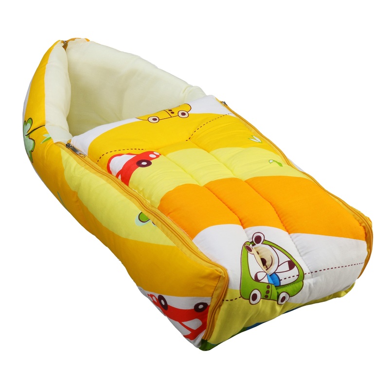 3 In 1 Baby Sleeping Bag (Cars Print, Multicolor)