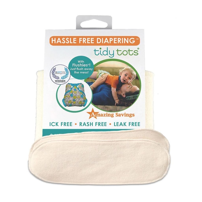 Tidy Tots One Size Booster Insert, Hemp – Pack of 2