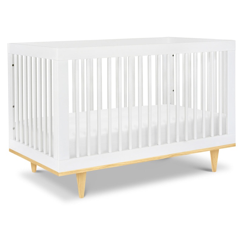 Marley 3-in-1 Convertible Crib White/Natural