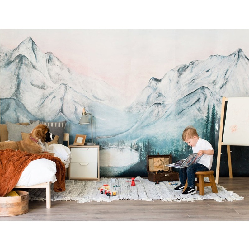 Rainier Mural Pre-Pasted Wallpaper