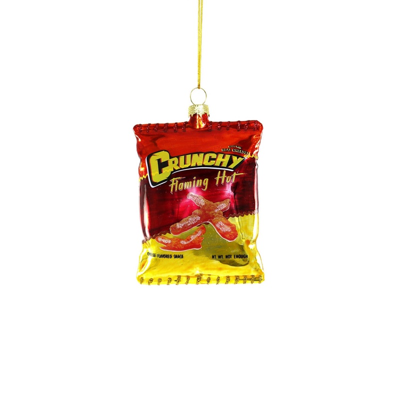 FLAMING HOT Christmas Ornament