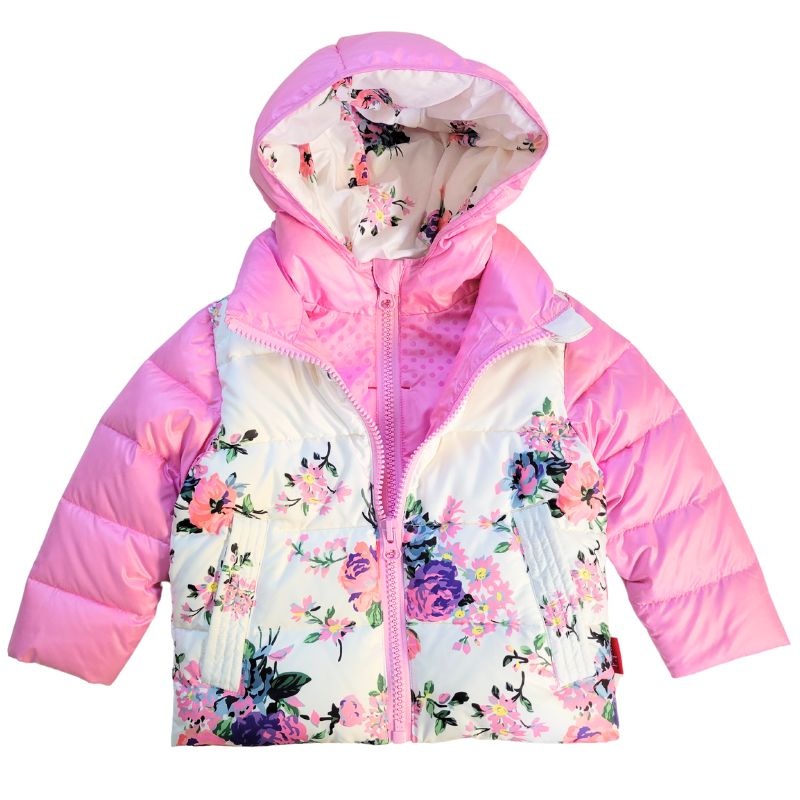 Onekid Car Seat Coat | The Road Coat Down – Floral Print 12 Month