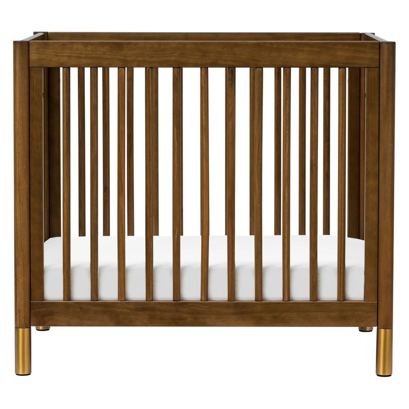 Babyletto Gelato 4-in-1 Mini Crib White w/ Washed Natural Feet