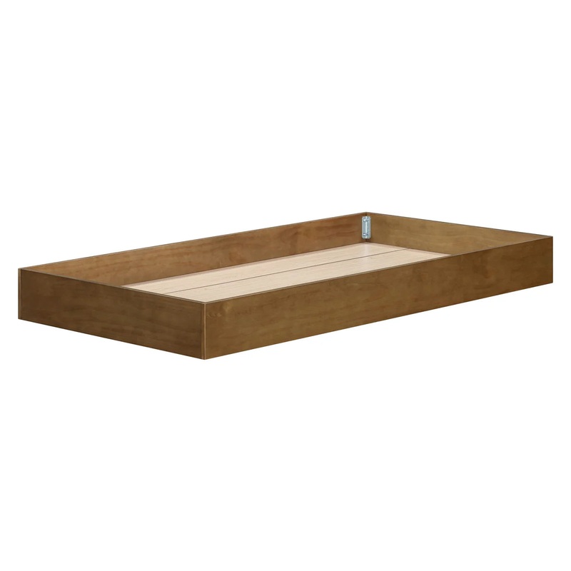 Babyletto Kids Twin Storage Trundle Bed Natural Walnut