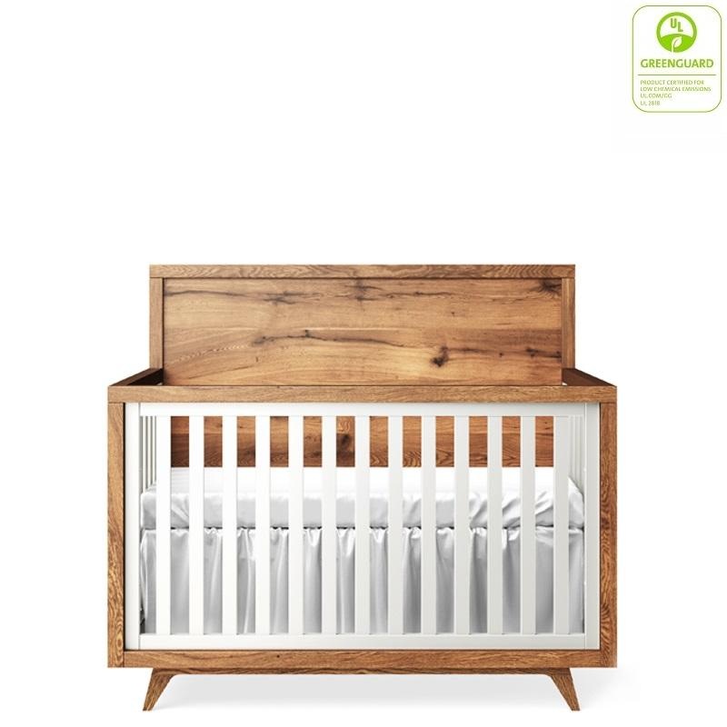 Romina Uptown Convertible Crib Solid White