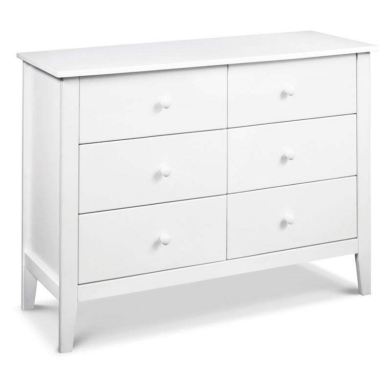 Morgan 6-Drawer Dresser White