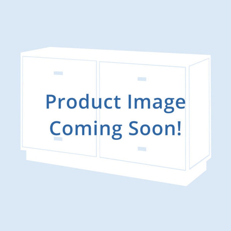 Oxford Willowbrook Collection Universal 2 Drawer Nightstand in Black iron