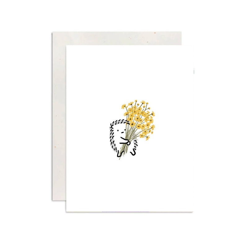Yellow Bouquet Card