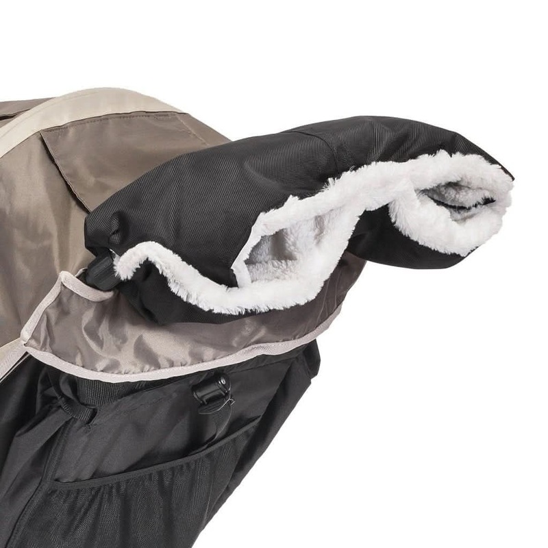 Baby Jogger Plush Stroller Hand Muff – Black