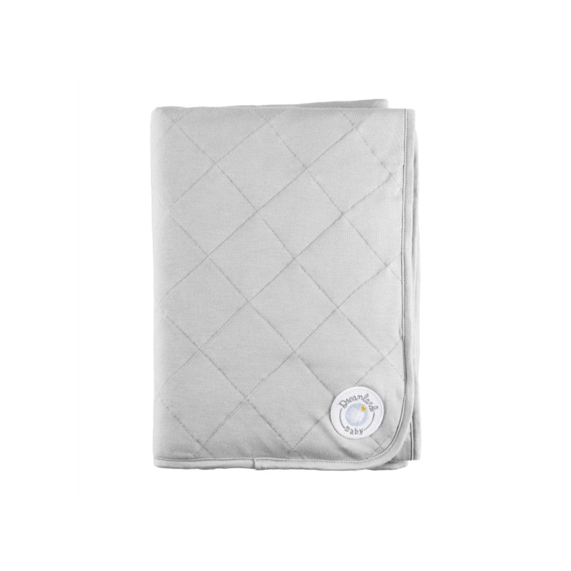 Dream Baby Blanket – Moon Grey Blue Rainbow