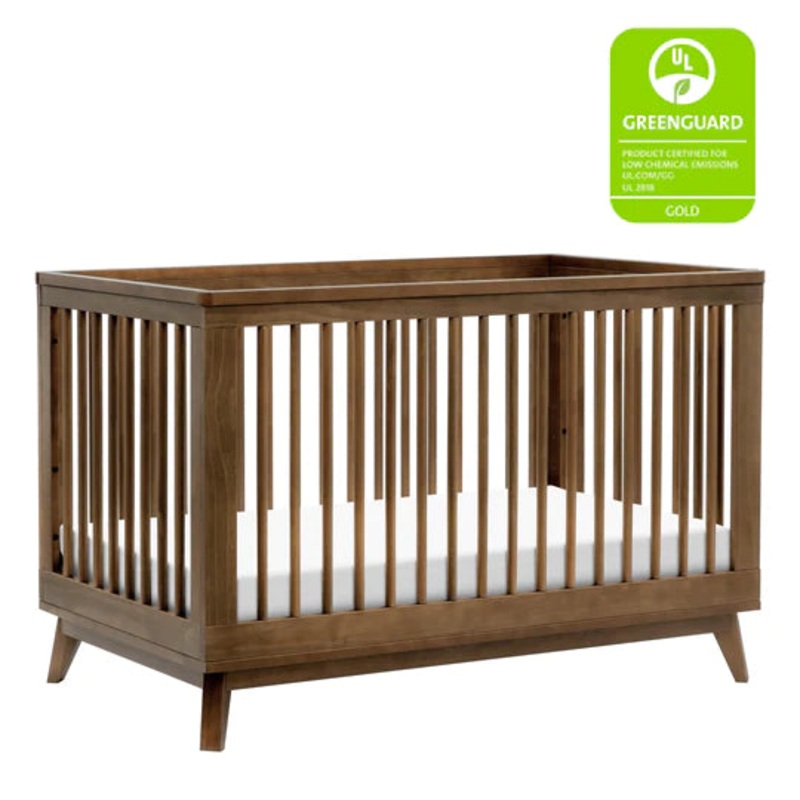 Babyletto Scoot 3-in-1 Convertible Crib Natural Walnut