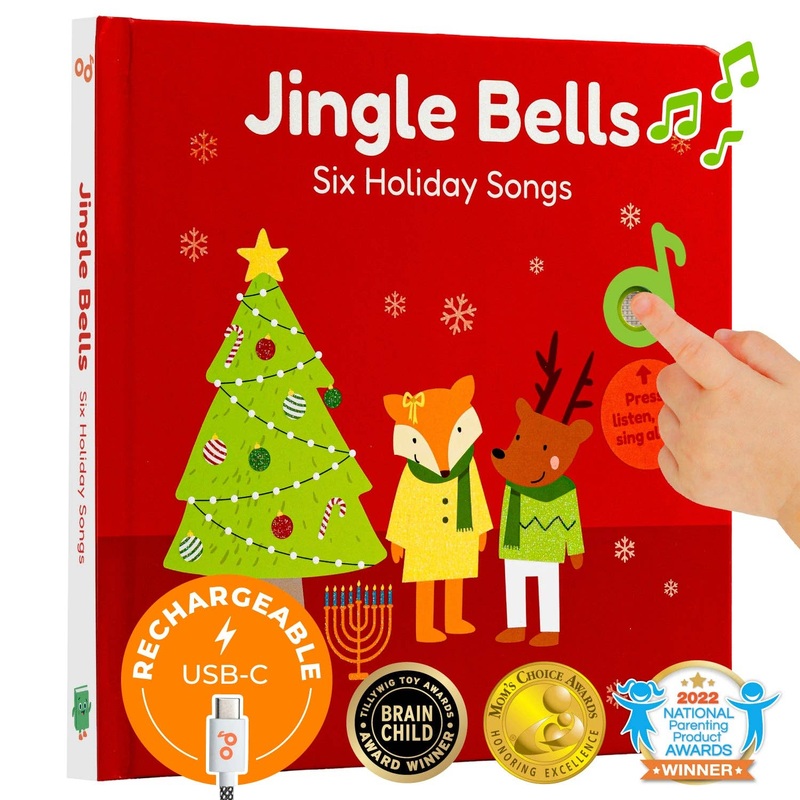 Cali’s Books Jingle Bells Nursery Rhymes | USB-C Rechargeable