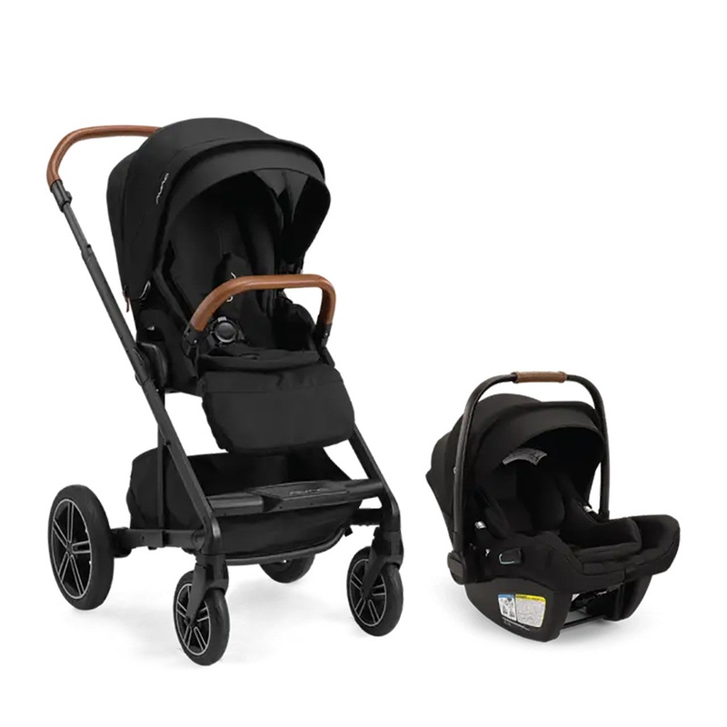 Nuna MIXX Next + PIPA Aire RX Infant Car Seat Travel System Caviar