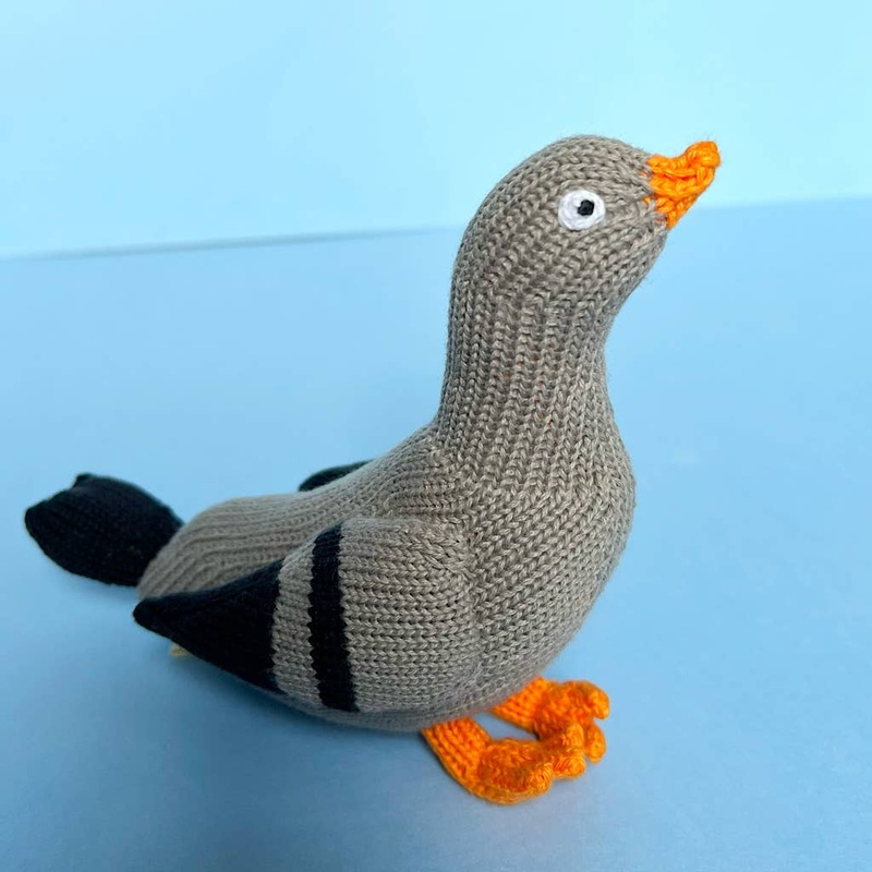 Pigeon Baby Rattle-Handmade