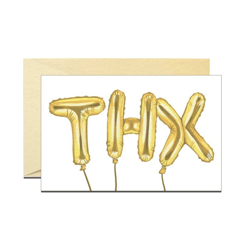 THX Balloons Mini Enclosure Thank You Card