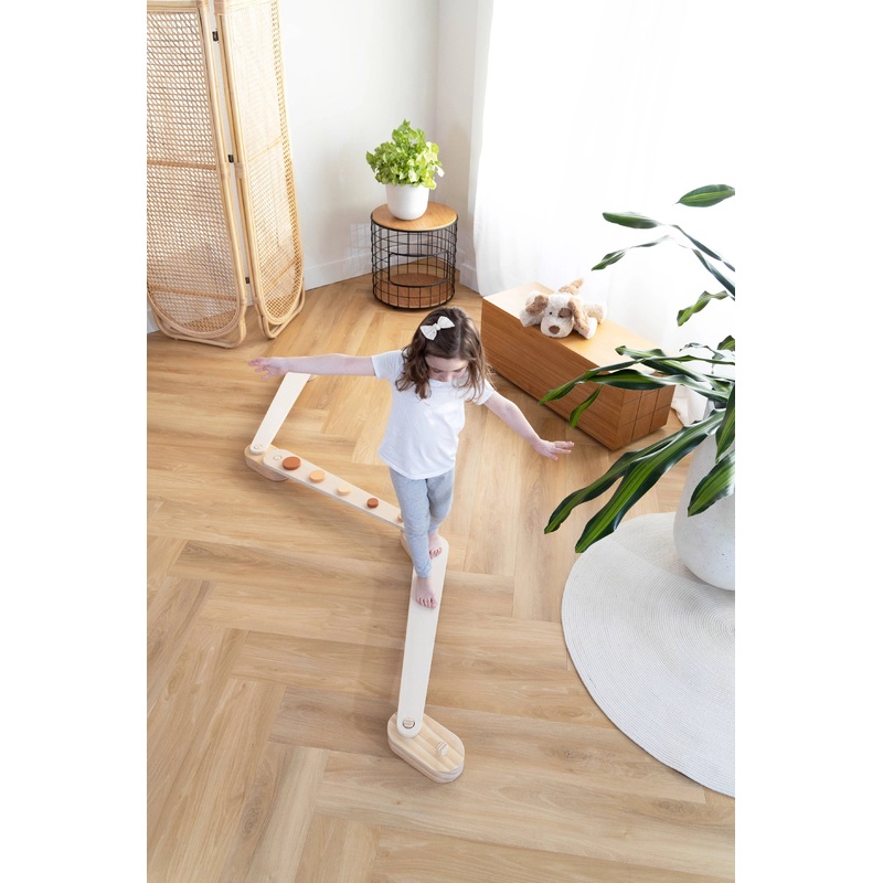 Wooden Balance Beams Set Dots