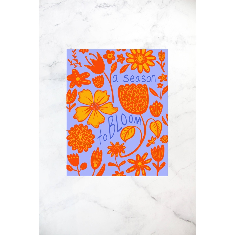 A Season To Bloom Art Print 8″x10″