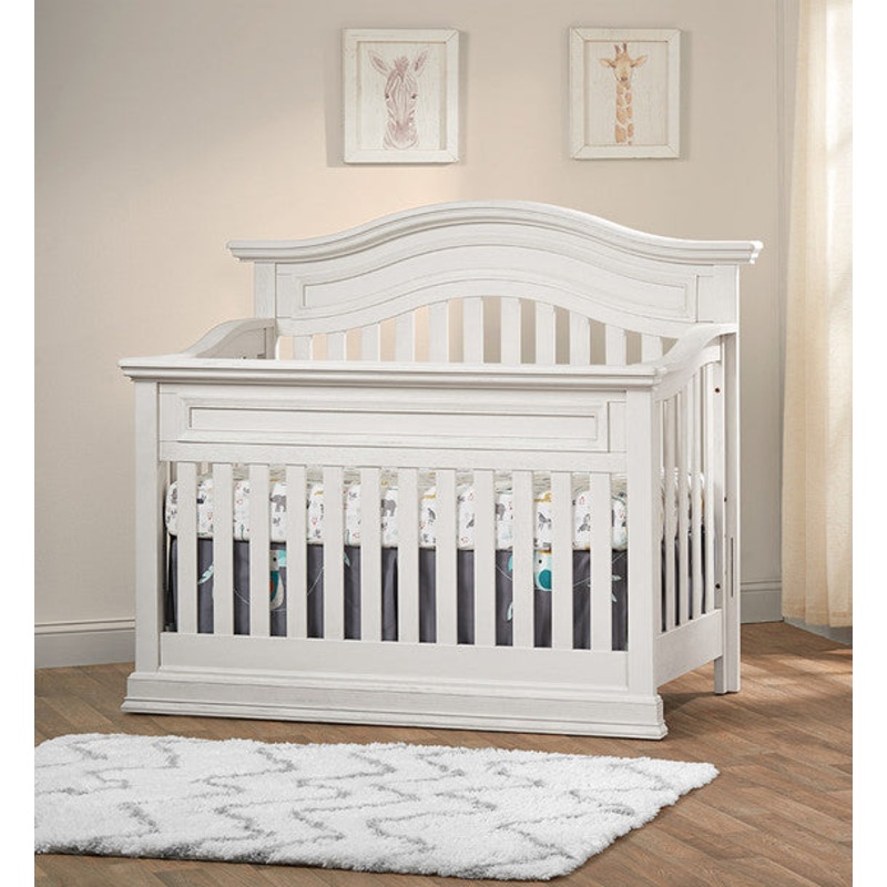 Oxford Glenbrook Collection Convertible Crib in Oyster White