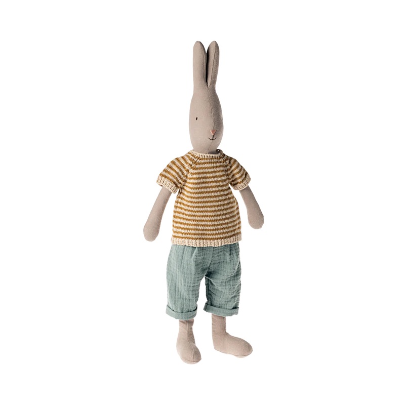 Rabbit size 3, Classic – Knitted shirt and pants
