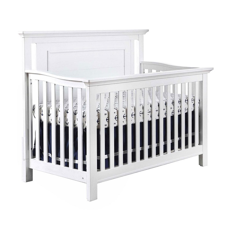 Pali Como Flat Top Forever Convertible Crib Distressed Granite