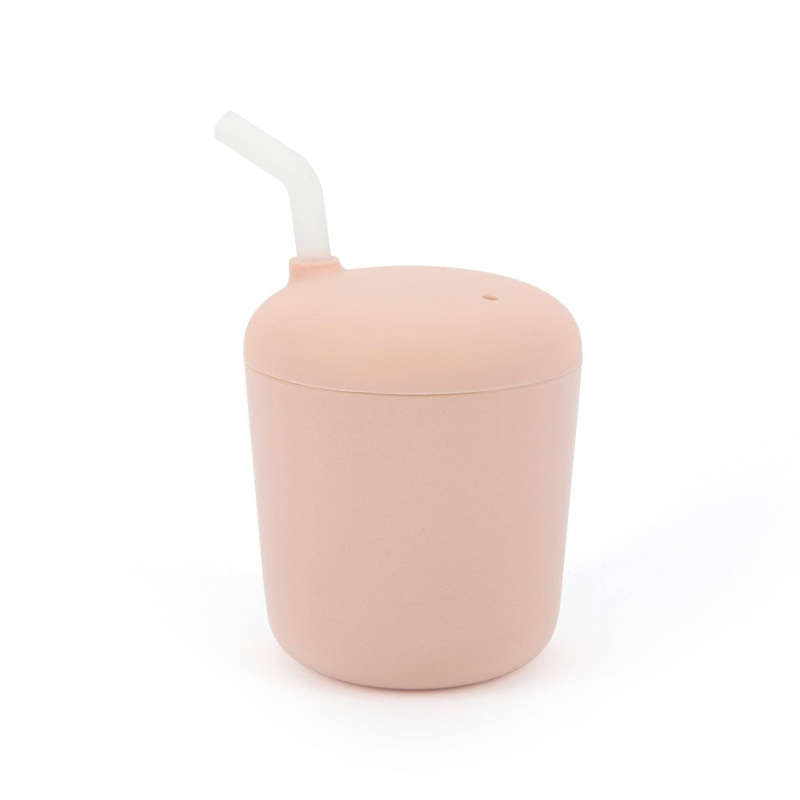 Sippy Cup with Straw Blush