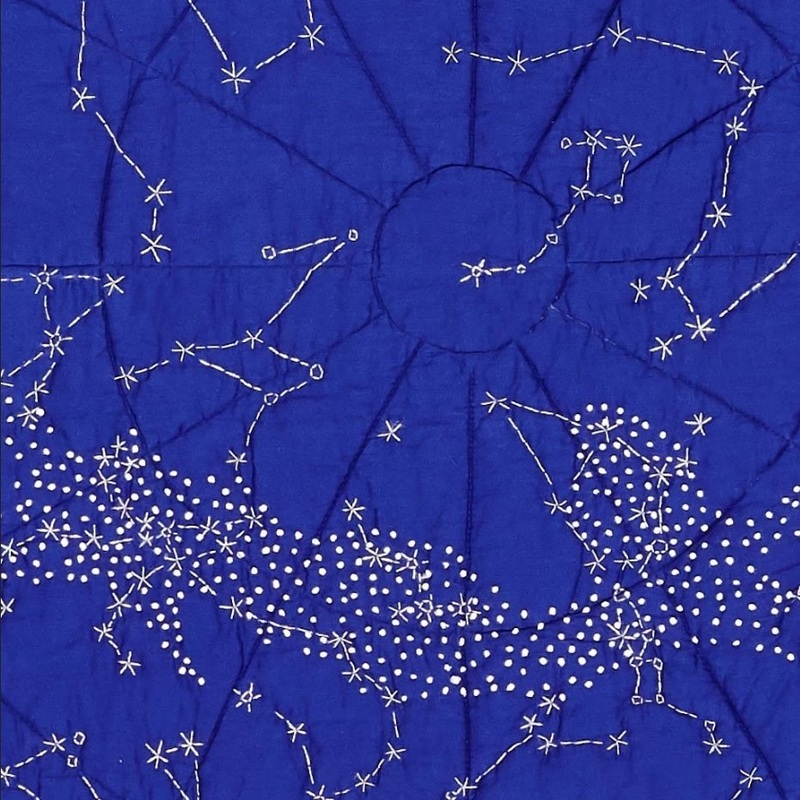 Baby Constellation Quilt – Cobalt