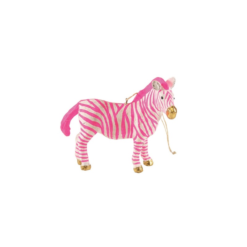 FANTASTICAL ZEBRA Christmas Ornament
