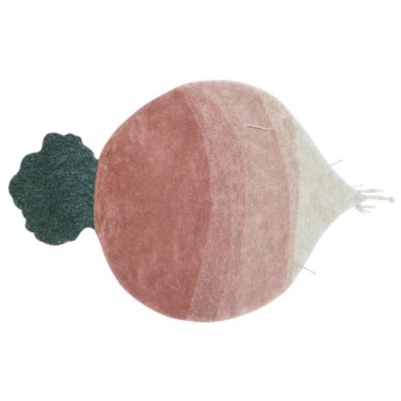 Washable rug Ramona the Radish
