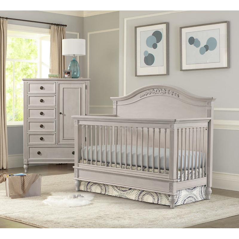 Westwood Viola 2 Piece Nursery Set in Lace – Crib and Chifferobe