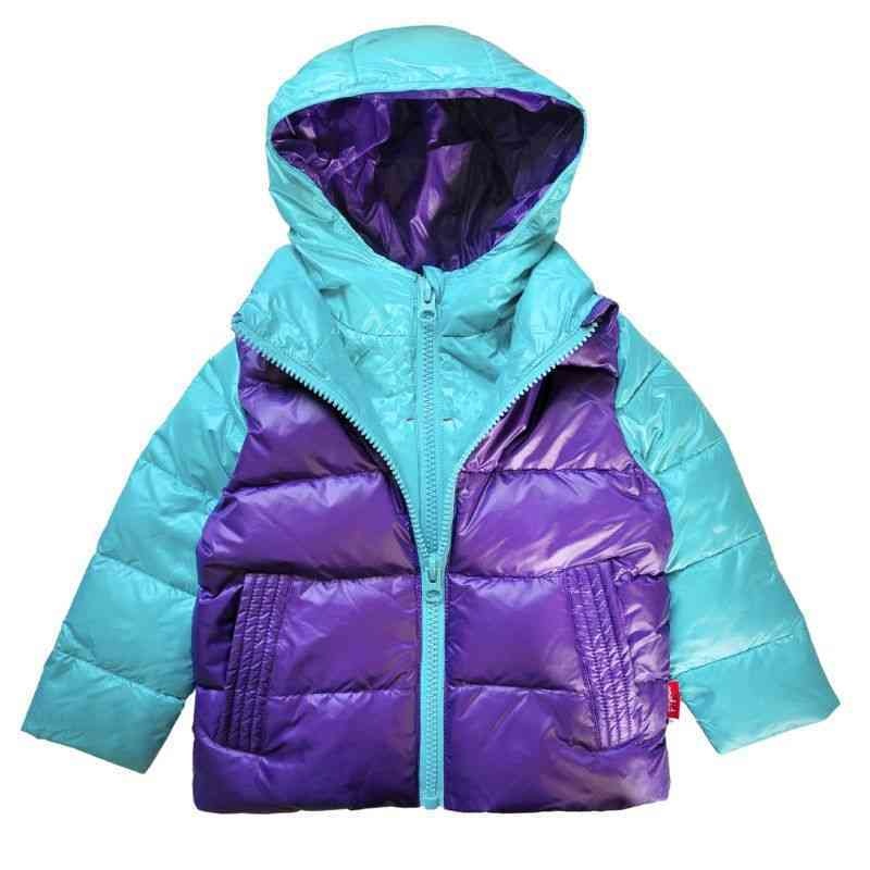 Onekid Car Seat Coat | The Road Coat Down – Aqua/Purple 2