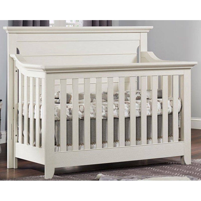 Oxford Crestwood Collection Convertible Crib in Oyster White